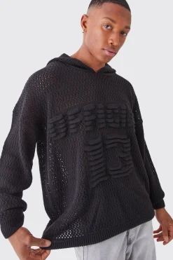 boohooMAN Oversized Branded Hoodie | UK| Knitwear