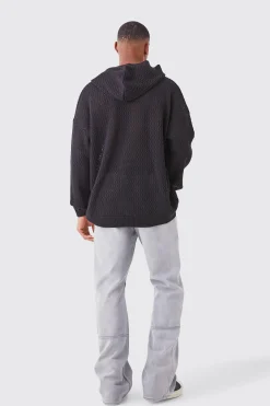 boohooMAN Oversized Branded Hoodie | UK| Knitwear