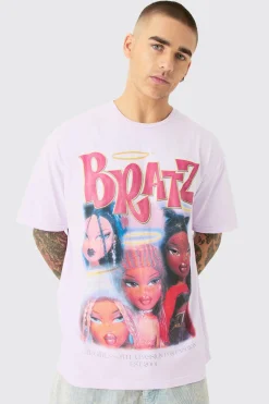 Oversized Bratz Dollz Wash License T-shirt | UK^boohooMAN Online