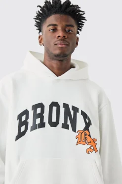 boohooMAN Oversized Bronx Varsity Hoodie | UK| Hoodies & Sweatshirts