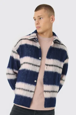 boohooMAN Oversized Brushed Check Overshirt | UK| Shirts