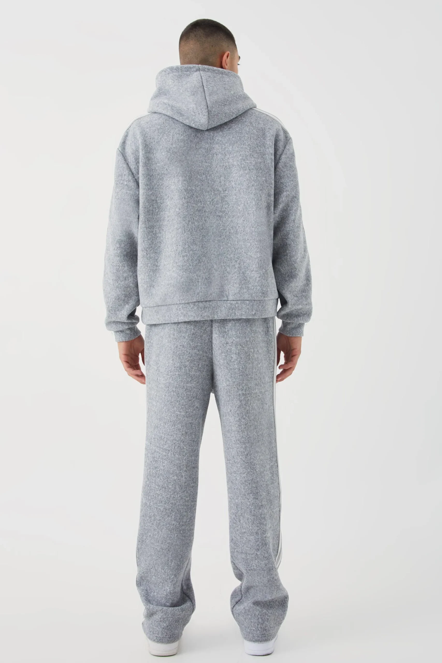 boohooMAN Oversized Brushed Heavyweight Taped Hoodie | UK| Hoodies & Sweatshirts