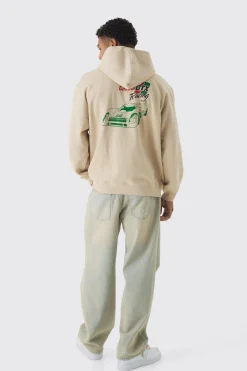 boohooMAN Oversized Castrol GTX Racing License Print Hoodie | UK| Hoodies & Sweatshirts