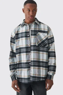 boohooMAN Oversized Check Shirt | UK| Shirts
