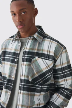 boohooMAN Oversized Check Shirt | UK| Shirts