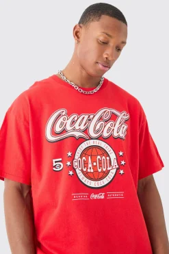 Oversized Coca Cola License T-shirt | UK^boohooMAN Hot