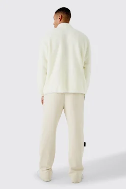 boohooMAN Oversized Contrast Borg Jacket | UK| Coats & Jackets