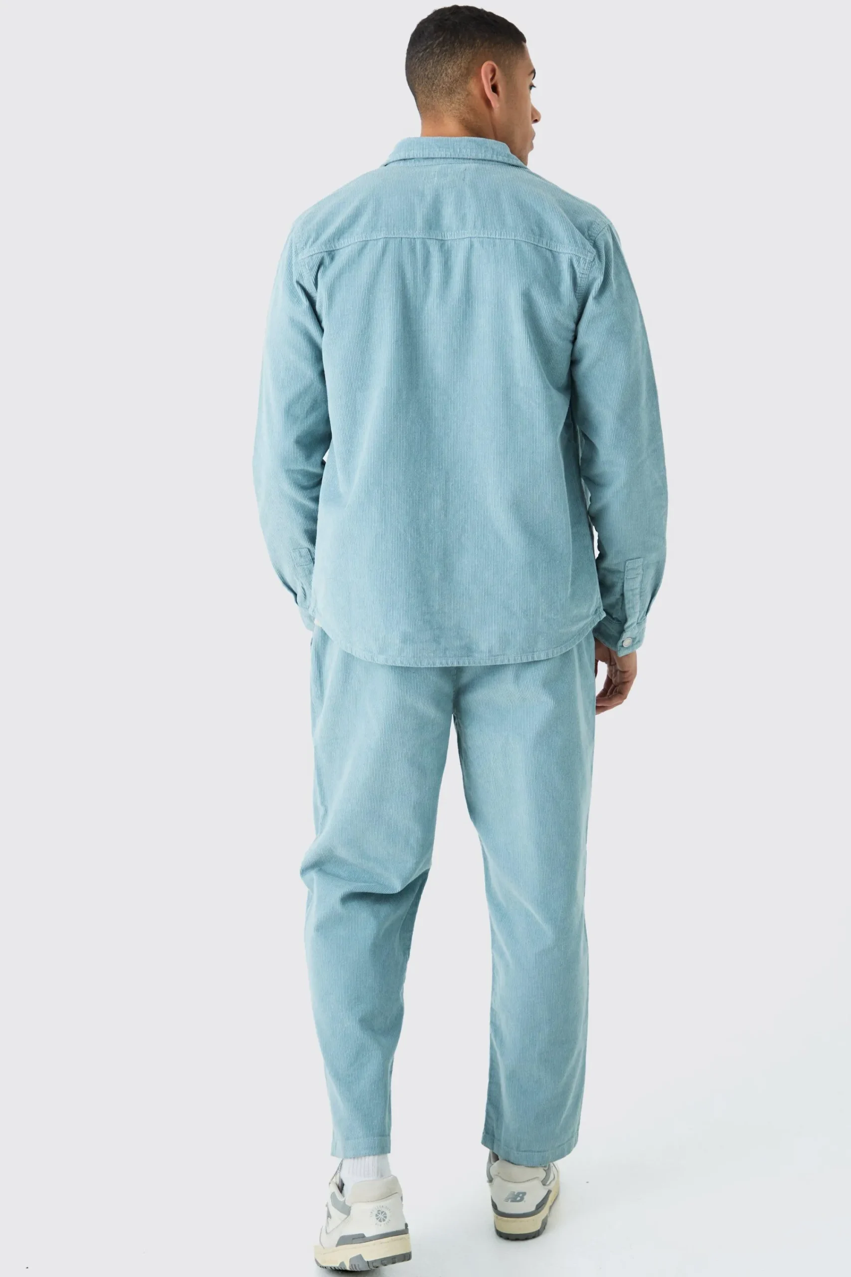 boohooMAN Oversized Cord Shirt In | UK| Shirts