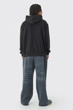 boohooMAN Oversized Cross Print Hoodie | UK| Hoodies & Sweatshirts