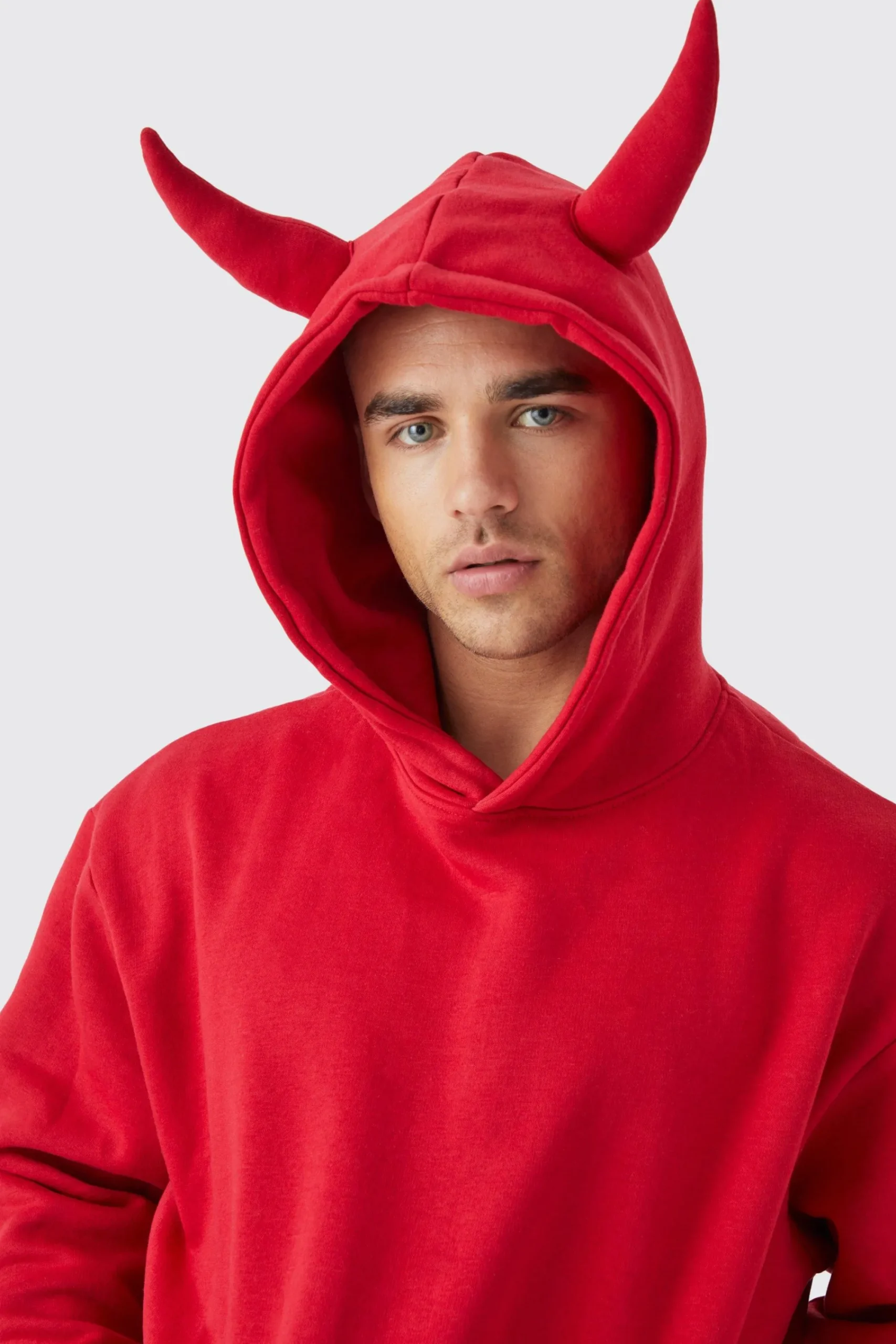 boohooMAN Oversized Devil Horn Hoodie | UK| Hoodies & Sweatshirts