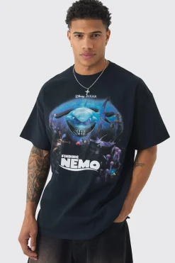 Oversized Disney Pixar Finding Nemo License Print T-shirt | UK^boohooMAN