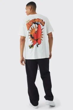 Oversized Disney Pixar The Incredibles License Print T-Shirt | UK^boohooMAN Clearance