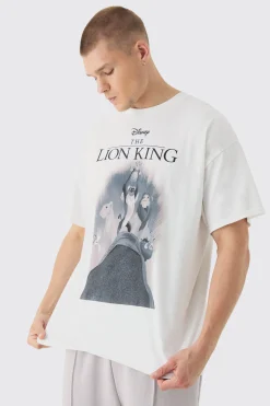 Oversized Disney The Lion King License Print T-Shirt | UK^boohooMAN Online