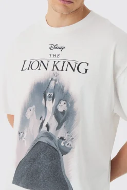 Oversized Disney The Lion King License Print T-Shirt | UK^boohooMAN Online