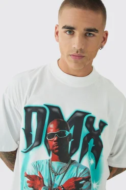 Oversized DMX License Print T-Shirt | UK^boohooMAN Best