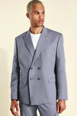 boohooMAN Oversized Double Breasted Suit Jacket | UK| Suits & Tailoring