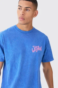 boohooMAN Oversized Drip Face T-shirt Set | UK| Tracksuits