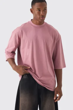 Oversized Extended Distressed Neck Homme Gothic Back Print T-shirt | UK^boohooMAN New