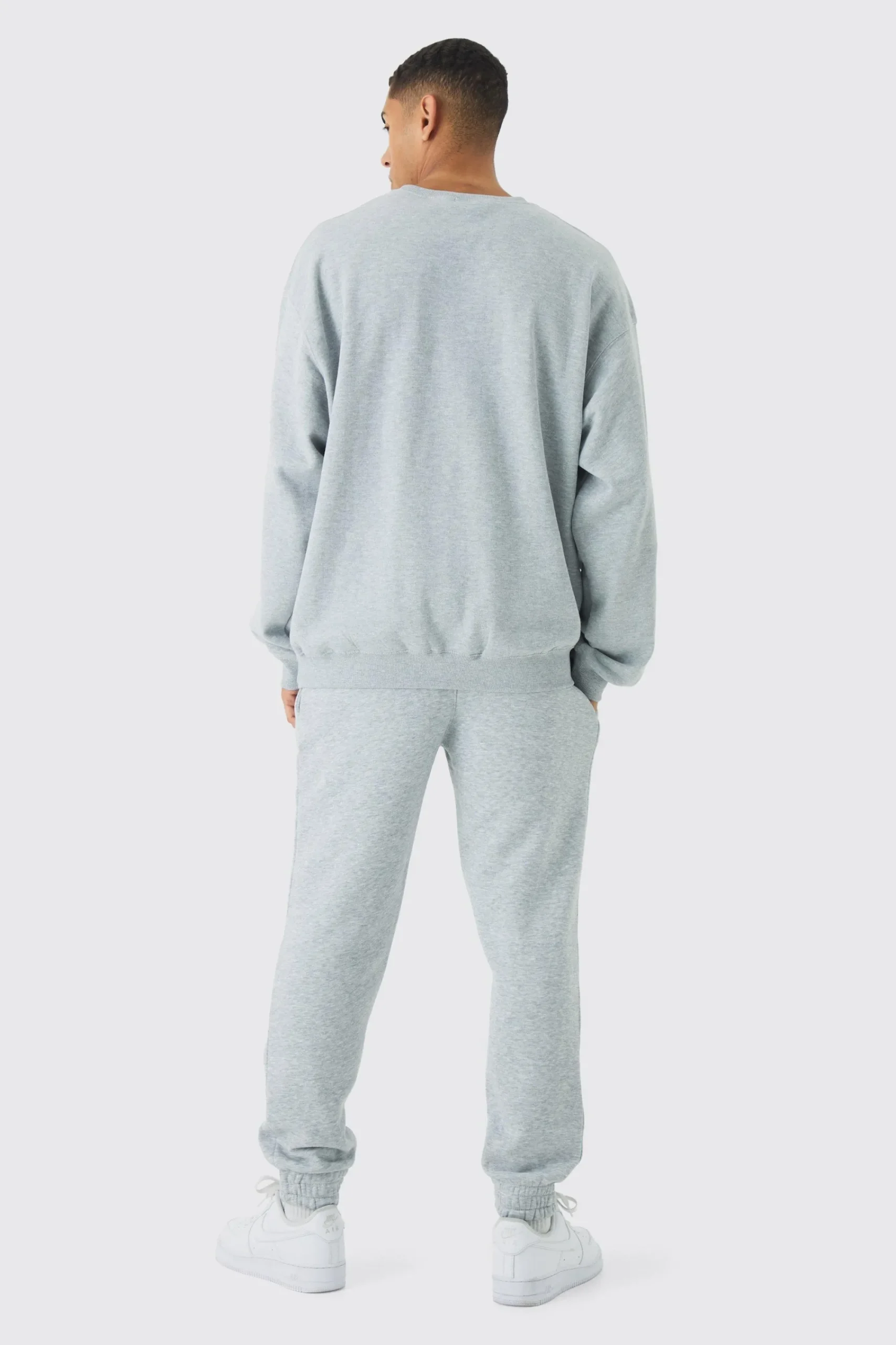 boohooMAN Oversized Extended Neck Basic Sweatshirt | UK| Hoodies & Sweatshirts