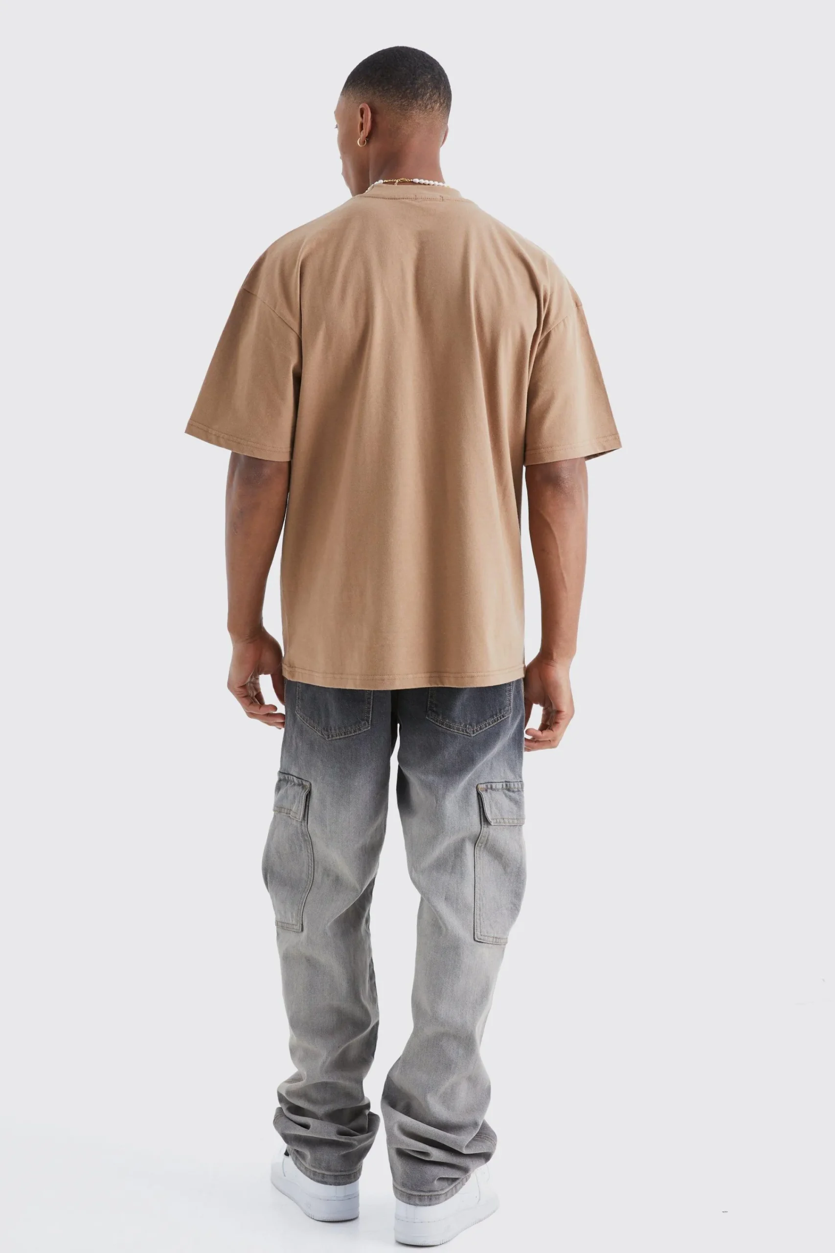 Oversized Extended Neck Heavyweight T-shirt | UK^boohooMAN Sale