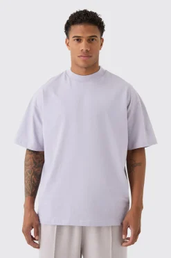 Oversized Extended Neck Heavyweight T-shirt | UK^boohooMAN Best