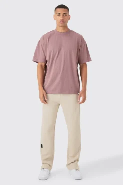 Oversized Extended Neck Heavyweight T-shirt | UK^boohooMAN Clearance