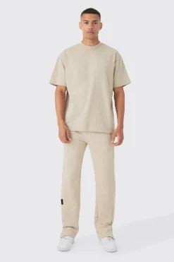 Oversized Extended Neck Heavyweight T-shirt | UK^boohooMAN Discount