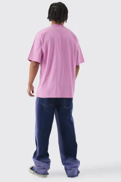 Oversized Extended Neck Limited Edition Graphic T-shirt | UK^boohooMAN Sale