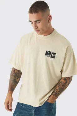 Oversized Extended Neck Large Scale Evil Teddy Print T-Shirt | UK^boohooMAN Best