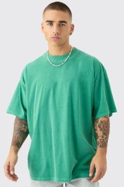 Oversized Extended Neck NYC Dove Back Print T-shirt | UK^boohooMAN Best