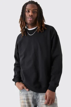 boohooMAN Oversized Extended Neck Sweatshirt | UK| Hoodies & Sweatshirts