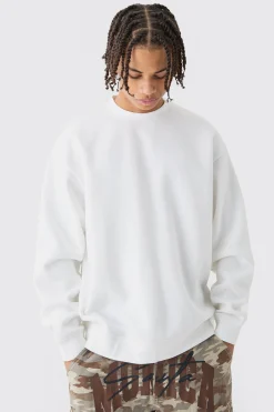 boohooMAN Oversized Extended Neck Sweatshirt | UK| Hoodies & Sweatshirts