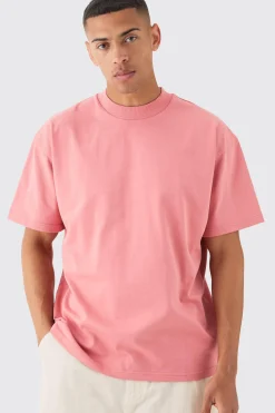 Oversized Extended Neck Super Heavyweight T-shirt | UK^boohooMAN Best