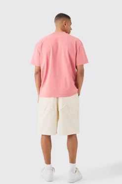 Oversized Extended Neck Super Heavyweight T-shirt | UK^boohooMAN Best