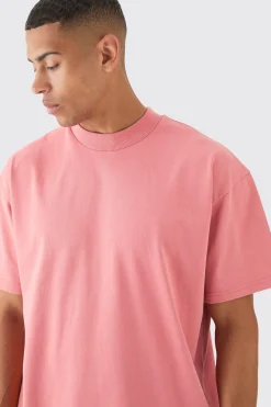 Oversized Extended Neck Super Heavyweight T-shirt | UK^boohooMAN Best