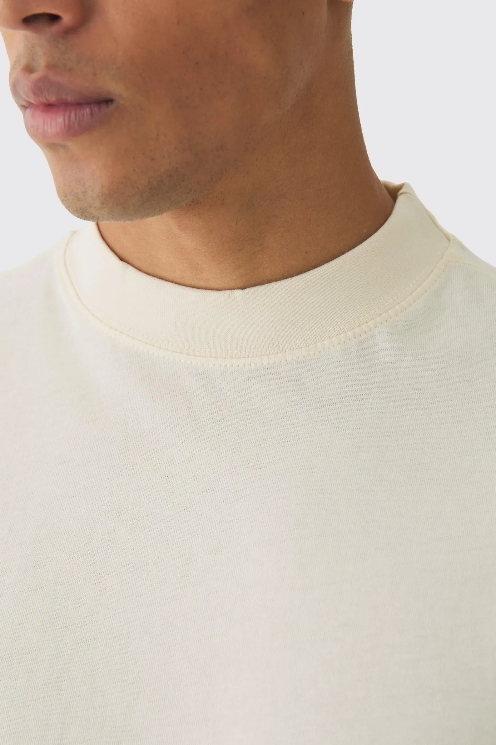 Oversized Extended Neck T-shirt | UK^boohooMAN Discount