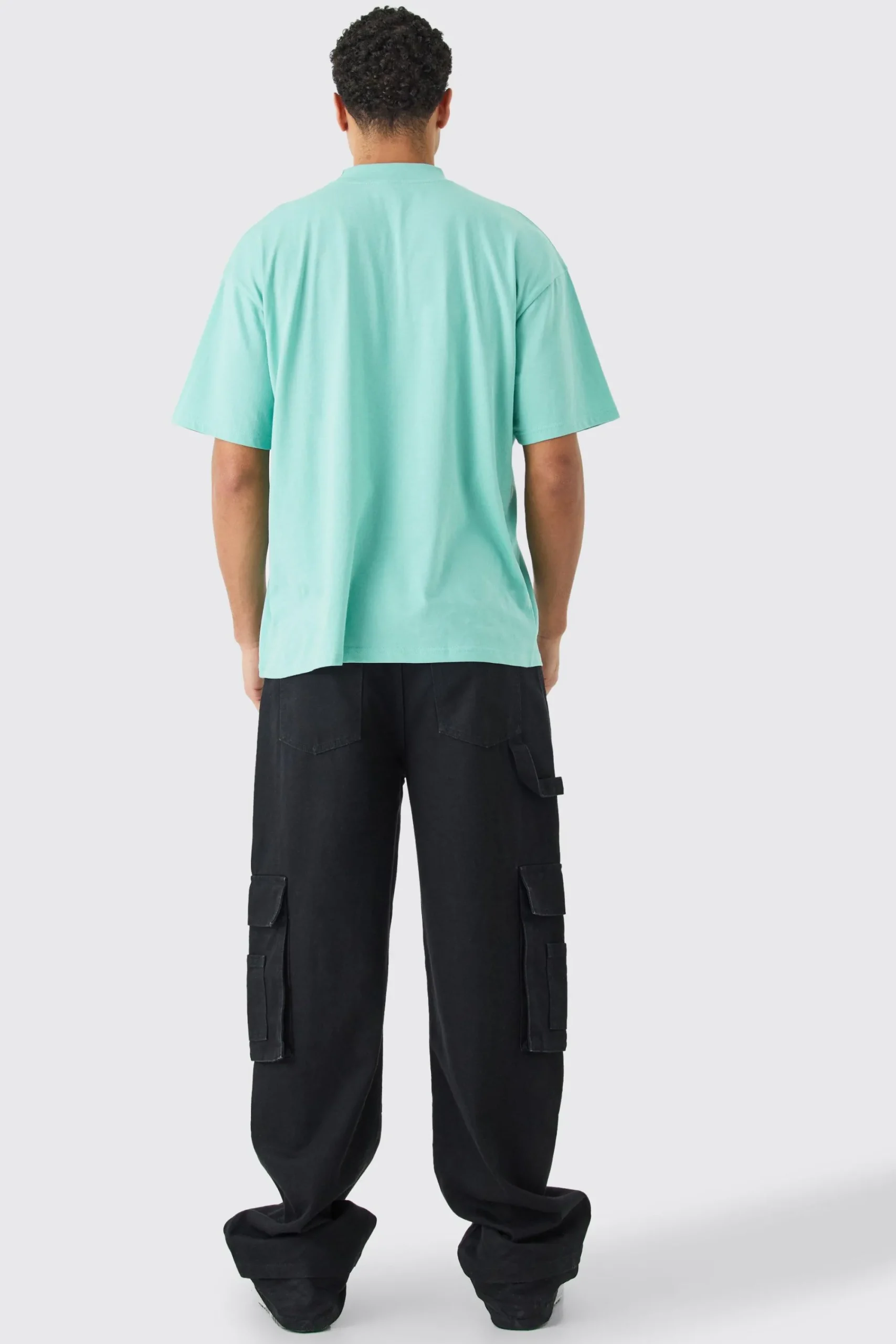 Oversized Extended Neck T-shirt | UK^boohooMAN