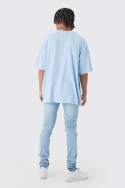 Oversized Extended Neck Tokyo T-shirt | UK^boohooMAN Sale