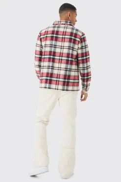 boohooMAN Oversized Fit Checked Shirt | UK| Shirts