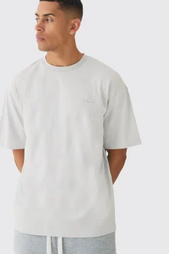 Oversized Fit Embroidered T-Shirt | UK^boohooMAN Best