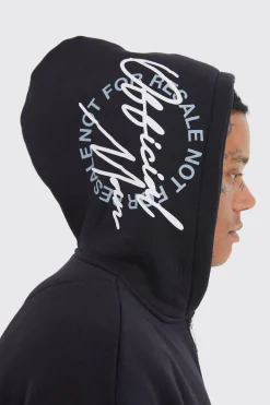 boohooMAN Oversized Graffiti Paint Splatter Hoodie | UK| Hoodies & Sweatshirts