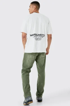 Oversized Graphic T-shirt | UK^boohooMAN Outlet