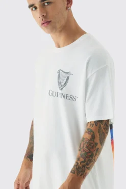 Oversized Guinness License Print T-shirt | UK^boohooMAN