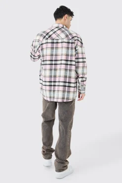 boohooMAN Oversized Heavy Weight Check Overshirt | UK| Shirts