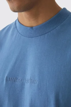 Oversized Heavyweight Extended Neck T-shirt | UK^boohooMAN Sale