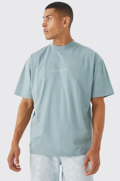 Oversized Heavyweight Extended Neck T-shirt | UK^boohooMAN Outlet