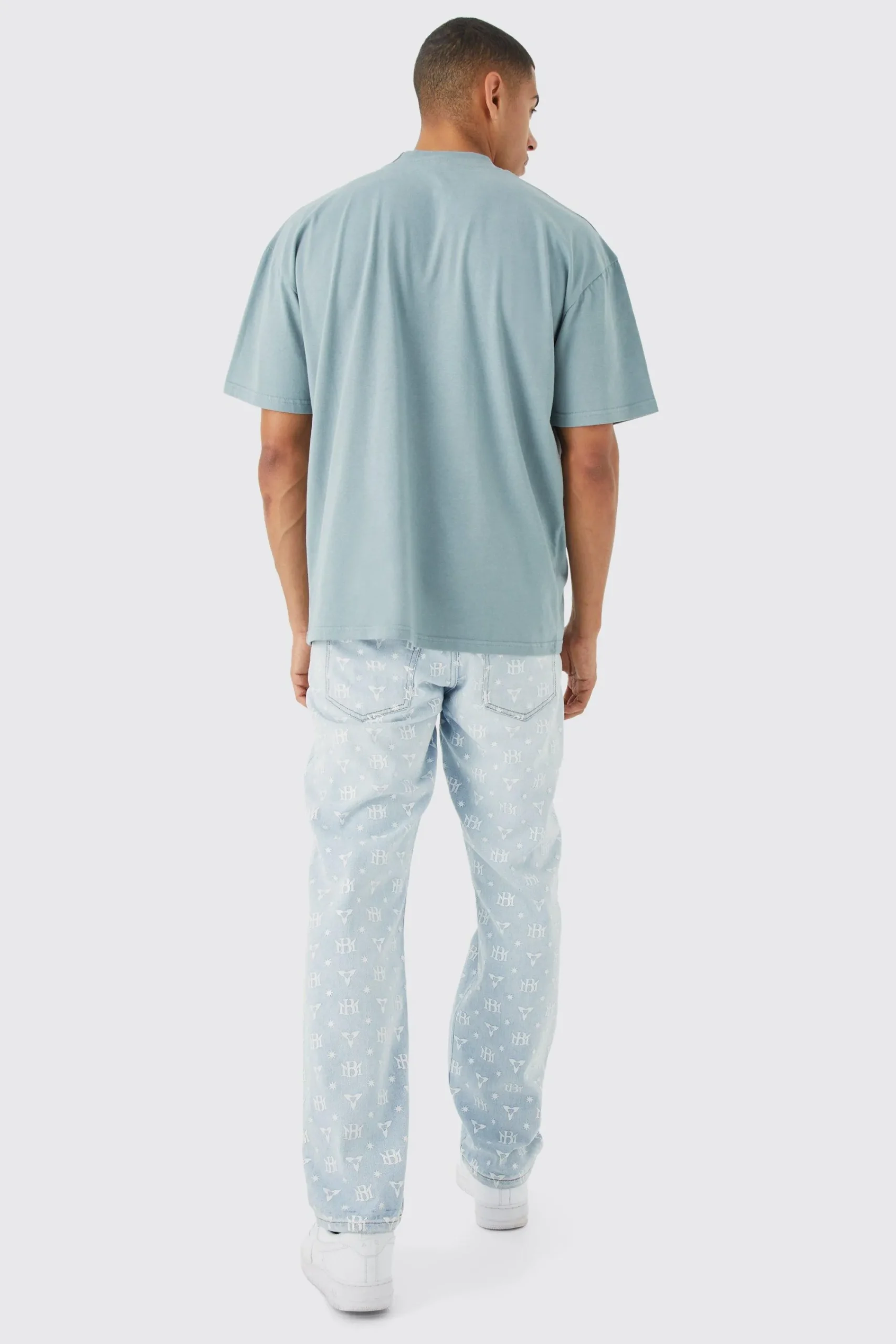 Oversized Heavyweight Extended Neck T-shirt | UK^boohooMAN Outlet