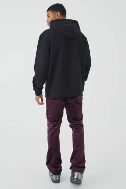 boohooMAN Oversized Heavyweight Loopback Graphic Hoodie | UK| Hoodies & Sweatshirts