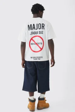 Oversized Heavyweight Printed T-shirt | UK^boohooMAN New