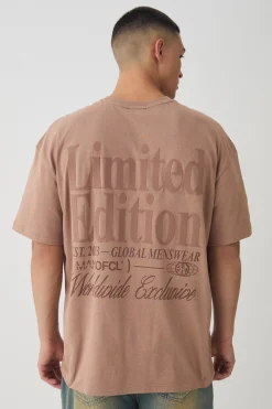 Oversized High Build Limited Edition T-Shirt | UK^boohooMAN